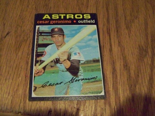 CESAR GERONIMO 1971 TOPPS BASEBALL CARD #447