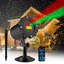 Christmas Laser R G LED Projector Light Moving Outdoor Landscape Stage Xmas Lamp