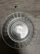 Vintage Harrah's Casino Motel Clear Glass Ashtray 4.5" Round