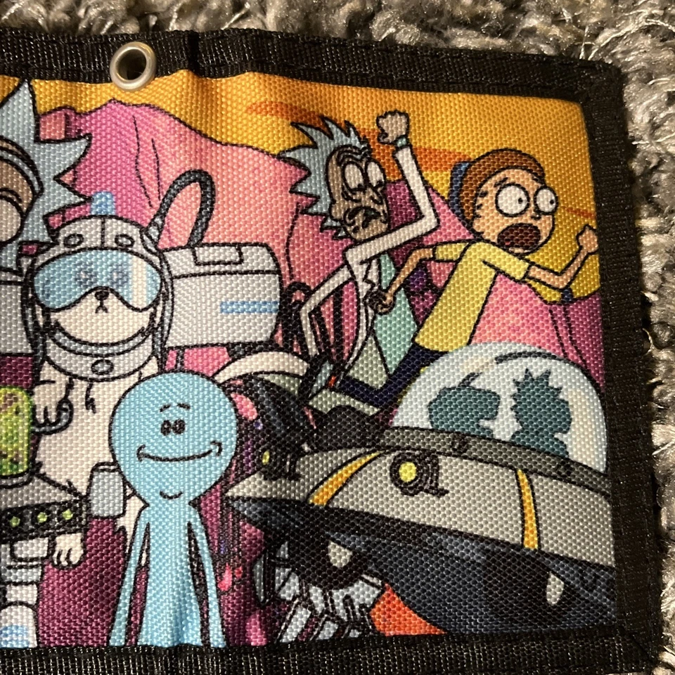 NWT Cartoon Networks Adult Swim Rick and Morty Mr. Meeseeks Tri-Fold Wallet - Image 4 of 4