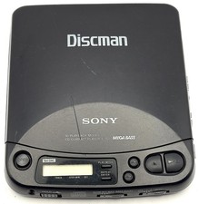 Sony Discman D-121 Portable CD Walkman Player Mega Bass 1993 Tested Working