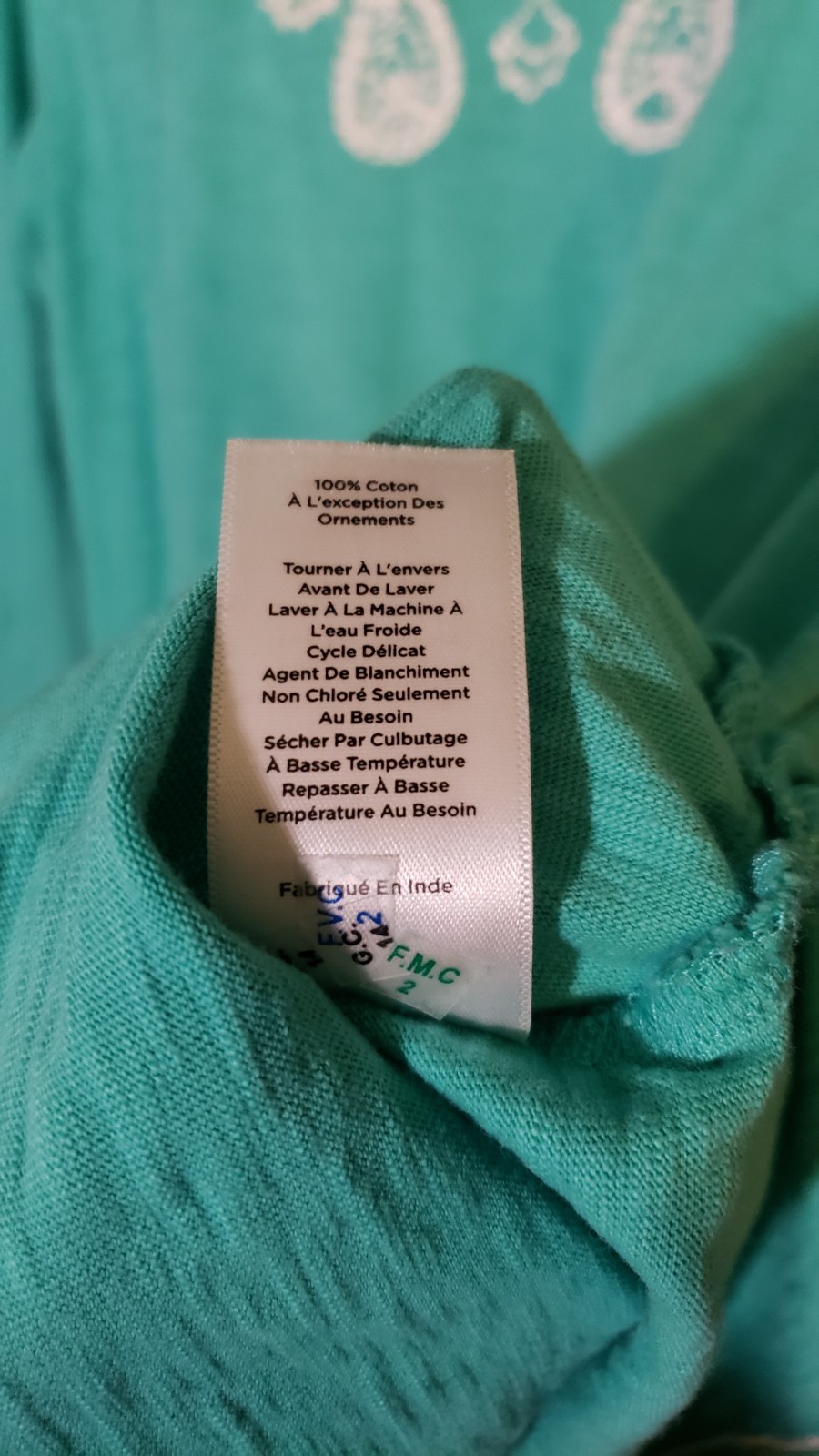 Talbots Women's Medium Embroidered Split-Neck Tur… - image 6