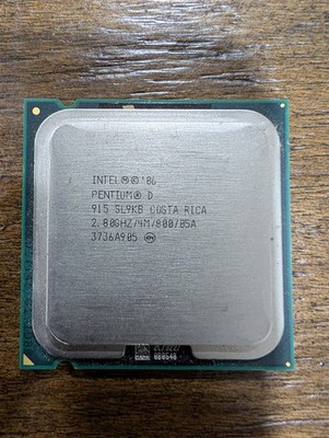 Intel Intel Pentium D 915 DUAL CORE SL9DA  2.80GHz/4M/800/05A 0625A202 CPU