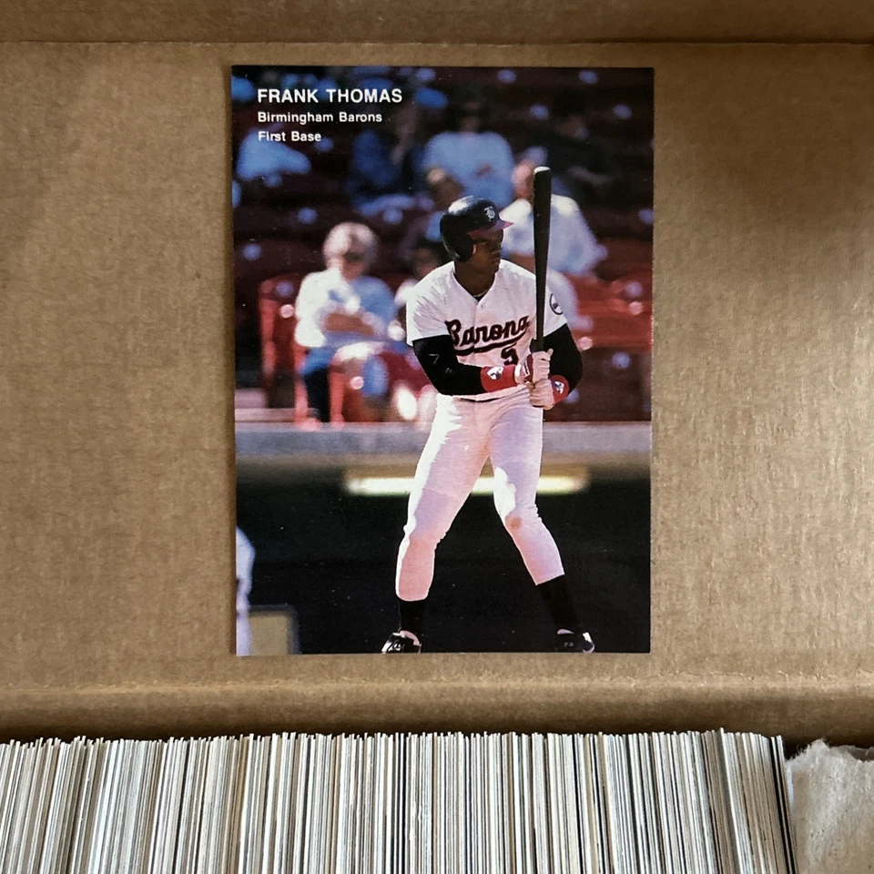 MEJOR "LOS MENORES" 1990 a la manera de las Grandes Ligas. Juego de recolección a mano. Frank Thomas #1 Foto 2 de 3