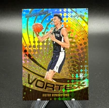 Victor Wembanyama 2023-24 Panini Revolution VORTEX #1 Rookie Card (RC) Refractor
