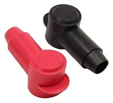 Fastronix 1/2" Stud Terminal Covers  Red and Black