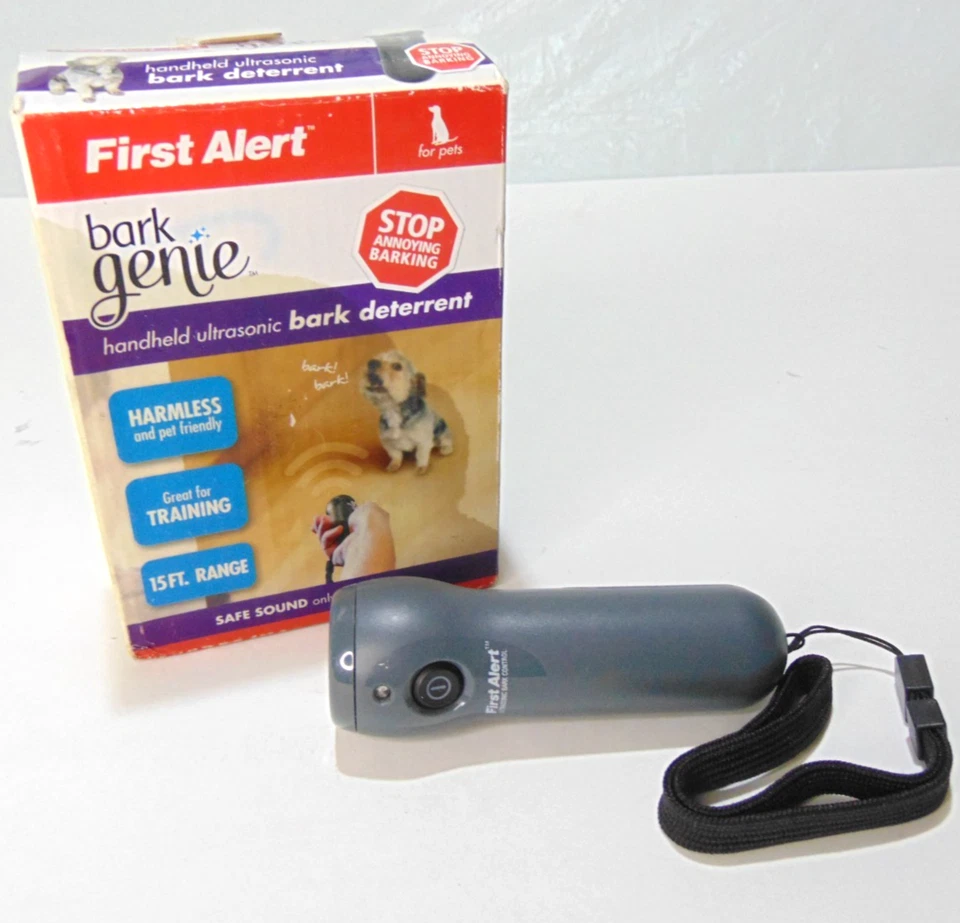 First Alert Bark Genie Handheld for Pet Animal Dog Bark Control Device box incl - Image 2 of 4