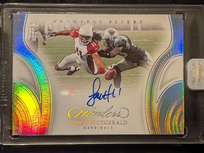 2025 Flawless LARRY FITZGERALD Flawless Flyers On Card Auto /20