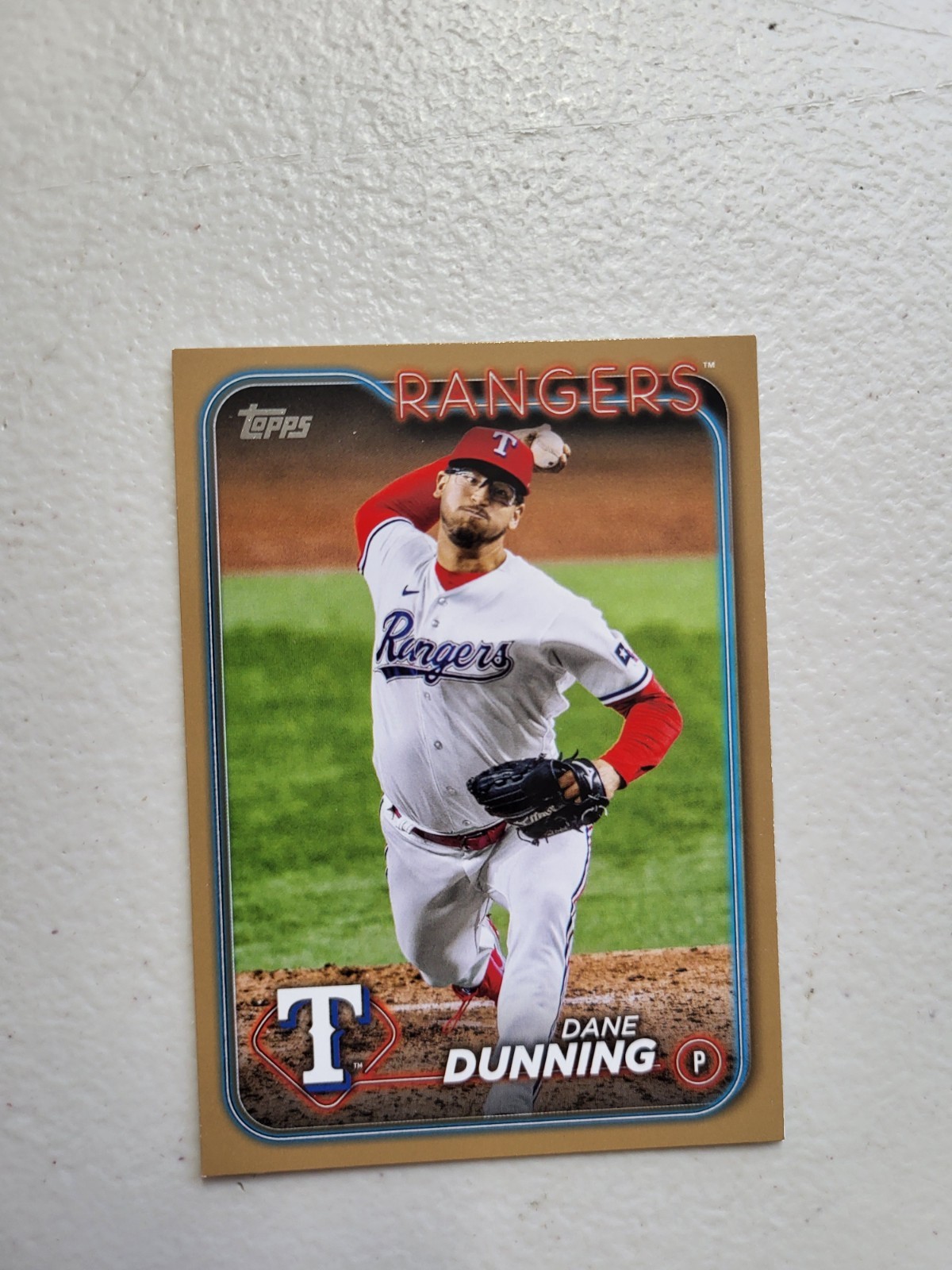 Dane Dunning 2024 Topps Series 1 #348 Gold #/2024 NM Free Shipping