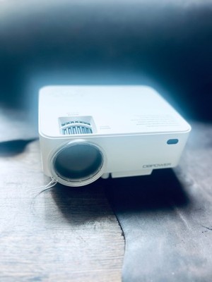 DBPOWER LED Lichtquelle Smart Projektor T20 weiß NEU GEÖFFNETER KARTON