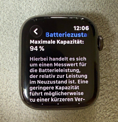 Apple Apple Watch Series 8 45 mm Edelstahl Graphite GPS Cellular