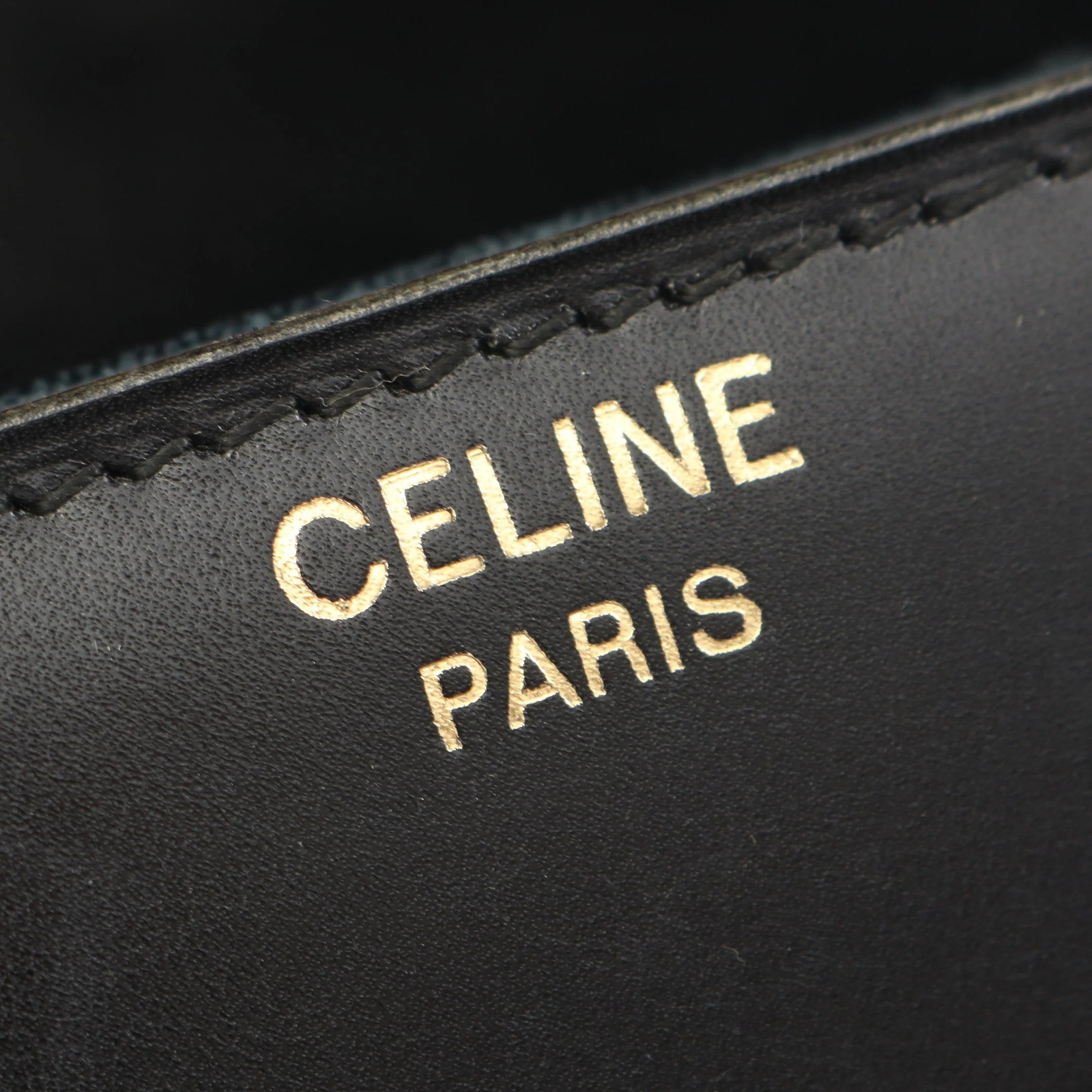CELINE One Shoulder Bag Leather Black — image 4