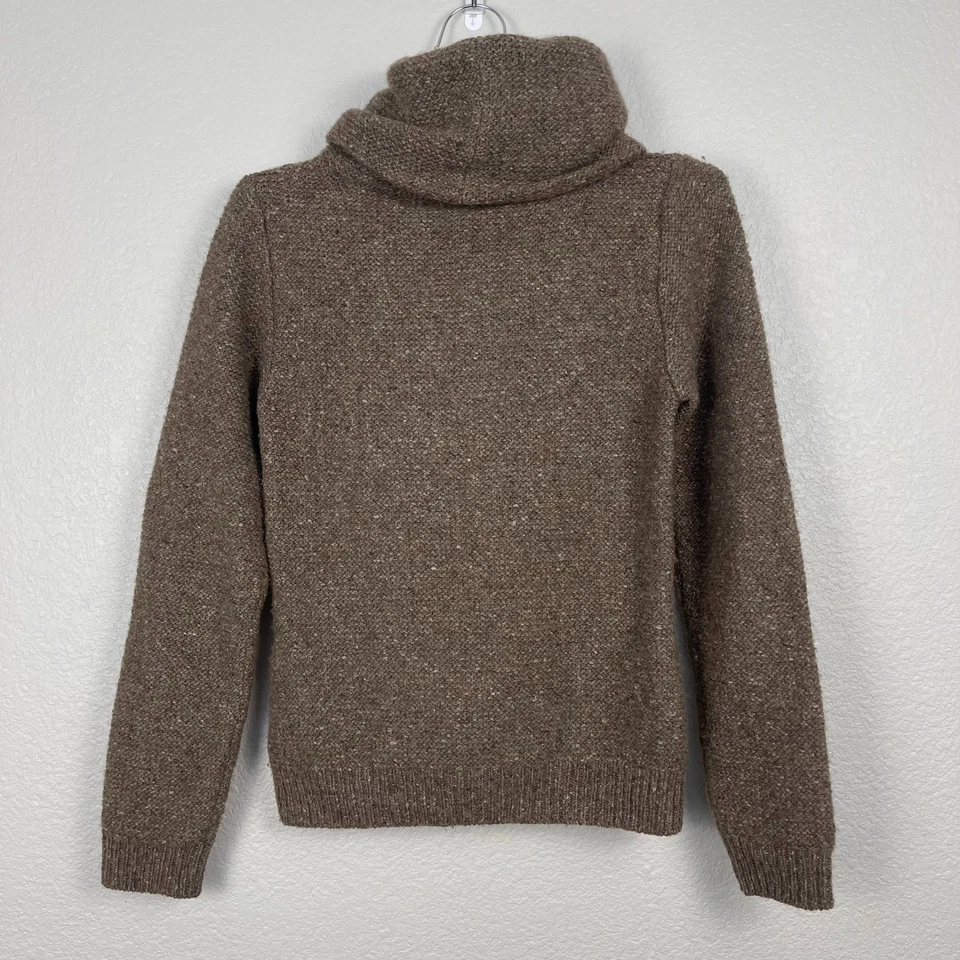 Ralph Lauren Collection Purple Label 100% Cashmere Turtleneck Sweater Brown Med - Image 2 of 4