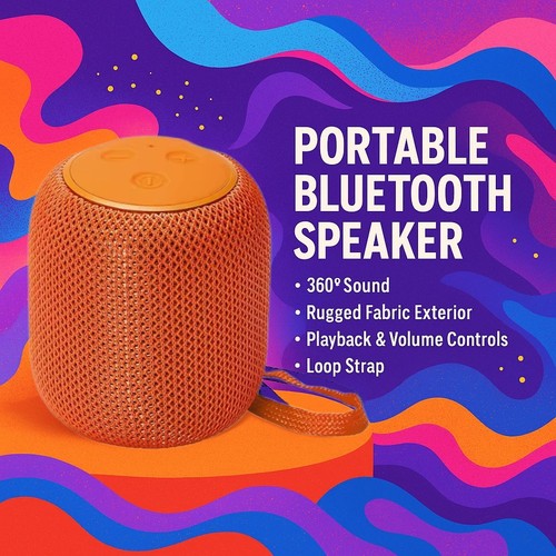 Mini Portable Bluetooth Speaker Sound Play 10ft Range Rechargeable Call Function - Picture 15 of 28