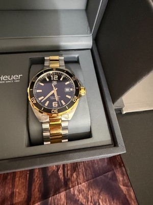 Tag Heuer Formula 1 Bicolor Black Dial 41mm Quartz Watch Ref: WAZ1121.BB0879
