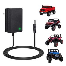 24V Battery Charger for Kids Ride On Car Toys, 24 Volt Power Adapter Black