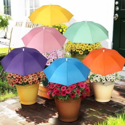 Plant Umbrella 6 Pack 23.6 Diameter Shade Cover Outdoor Garden VZZNN Umbrellas