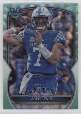 2022 Bowman U Chrome Aqua Wave Refractor /299 Will Levis #5 1ny5