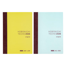 Hobonichi Techo 2026 Original avec A6 Planner Monday Start 2-Book Set Japan New
