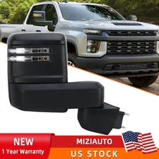 Passenger RH Side Tow Mirror For Chevy Silverado GMC Sierra 2500 3500 2019-2024