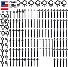 150 Pcs Car Wire Loom Routing Clips, Push Mount Cable Zip Tie, Auto Push Retain