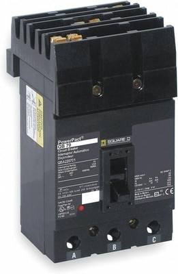 Square D QDA32225 225A 3-Pole Circuit Breaker 240V Molded Case I-Line New