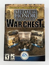 Medal of Honor Allied Assault War Chest PC Big Box Factory Sealed Spearhead EA