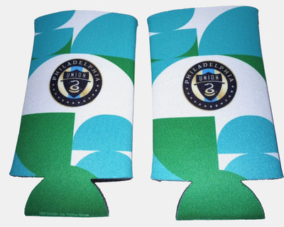 Philadelphia Union Drink Koozies (2) Heineken Silver Promo Items (2024 SGA)  New