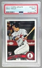 44387754 Mike Trout 2011 Topps Update #US175 Rookie RC PSA 9