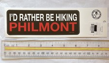 BSA Philmont ID RATHER BE HIKING STICKER 2x6 