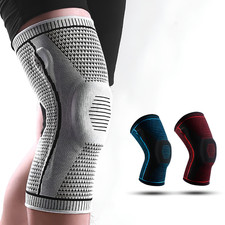 Compression Knee Brace Sleeve Patella Support Silicone Pad Running Basketball