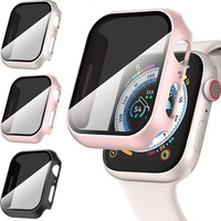 HüLle FüR Apple Watch 40Mm SchutzhüLle Anti Spy UltradüNn Schwarz RoséGold