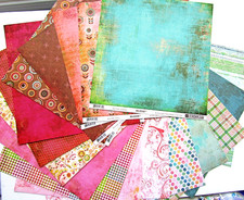 30 Sheets Basic Grey 12x12 Scrapbook Paper Mixed Assortment (Lot BG801)