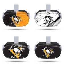 OFFICIAL NHL PITTSBURGH PENGUINS VINYL STICKER SKIN DECAL COVER FOR META QUEST