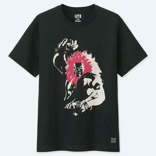 UNIQLO CAPCOM STREET FIGHTER ANNIVERSARY SHIRT AKUMA SIZE M L XL BNWT