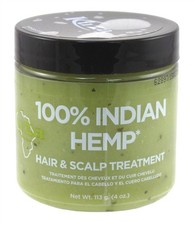 2 PACK Kuza Indian Hemp Hair Scalp Treatment 4 Ounce Jar