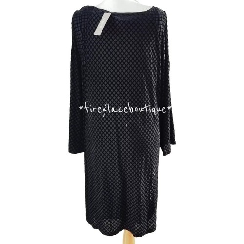 NWT CHICOS VELVET BURNOUT OPEN SHOULDER DRESS SZ 4 XXL RV $159! - Picture 6 of 9