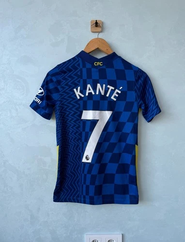 Nike Chelsea Kids SS Home Shirt 2021/22 Jersey #7 KANTE Size L