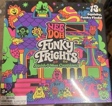 Nee Doh Funky Frights Squish-O-Ween Halloween Advent Calendar, 13 Squishy Items
