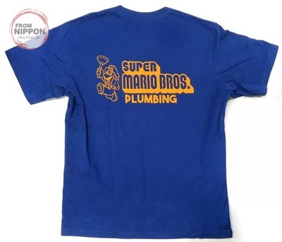 Mario (PLUMBING) Grafik T-Shirt blau 4XL Größe ''The Super Mario Bros. Movie x...