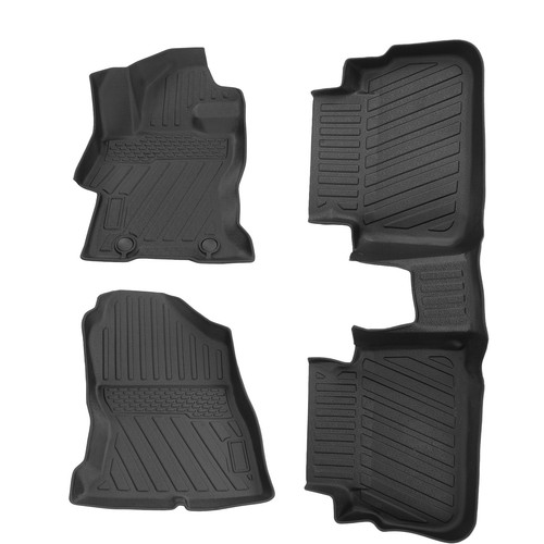 Carpet Floor Mats for Subaru Crosstrek/Impreza 2017-2023 TPE Black Floor Liners