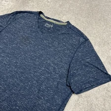 Smartwool Shirt Mens XL Blue Merino Sport 150 Hemp V Neck Performance Tee
