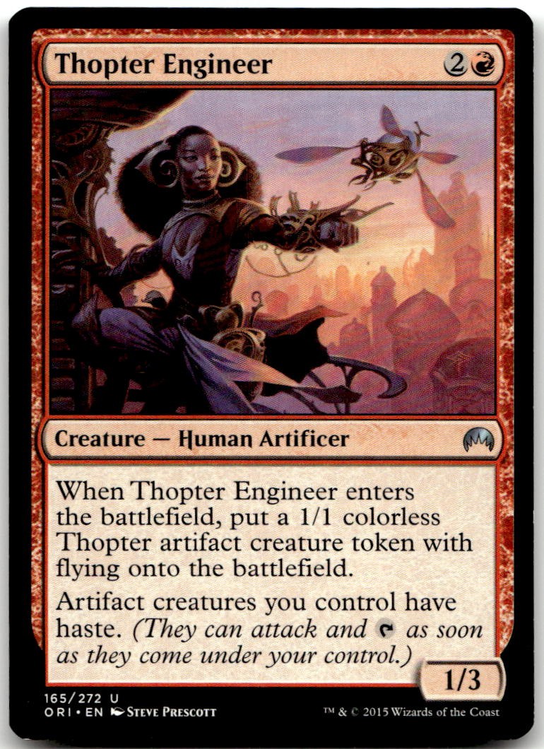 Thopter Engineer 165 Uncommon Magic Origins Magic: The Gathering Near Mint