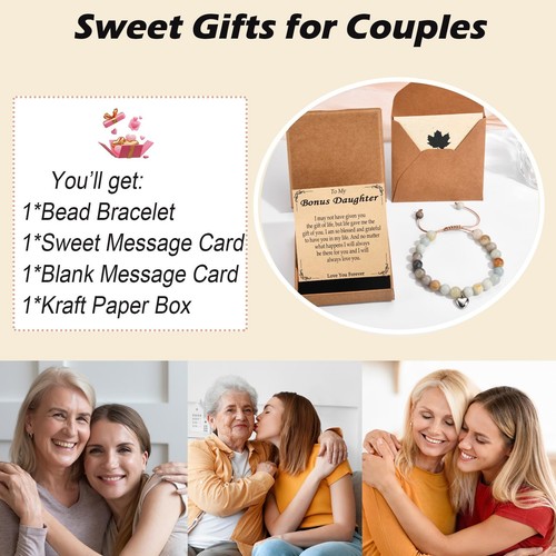 Bonus Daughter Gifts Heart Bracelets Special Birthday Christmas New Years Gifts - Bild 6 von 6