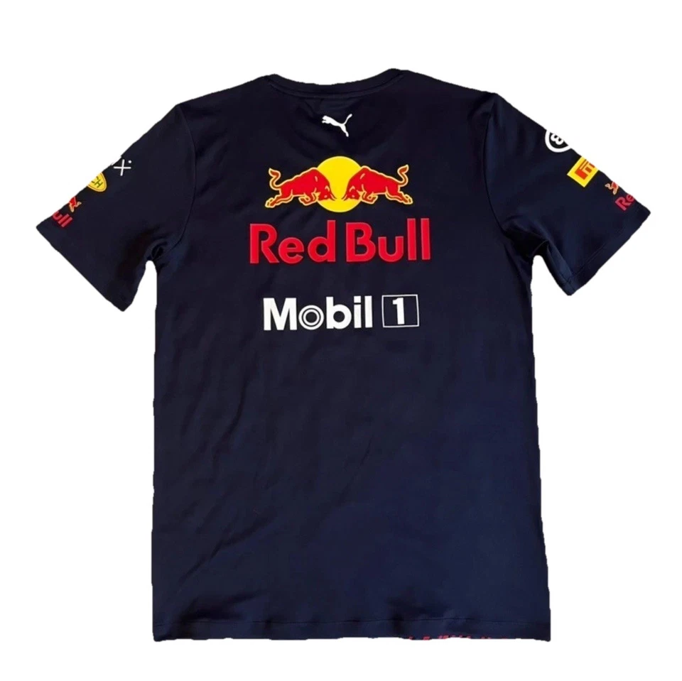 Red Bull Racing Shirt Puma Formula 1 Honda Jersey Youth Sz. XL Blue - Image 2 of 4