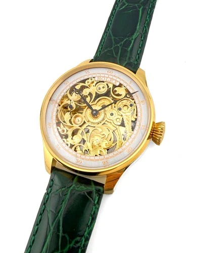 ROLEX MENS WATCH, SKELETON DIAL & VINTAGE MOVEMENT, NEW QUALITY CASE, SERVICED