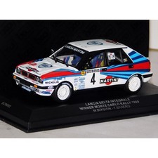 LANCIA DELTA INTEGRALE MARTINI #4 WINNER MONTE CARLO 1989 IXO SCR002 1/43