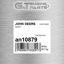 AN10879 SHAFT fits JOHN DEERE (Surplus Open Box)