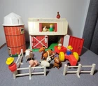 Vintage Fisher Price Little People Play Family Farm 2501 Not Complete