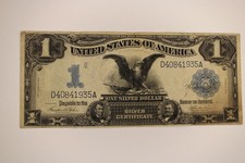 1899 Black Eagle One Dollar Silber Zertifikat